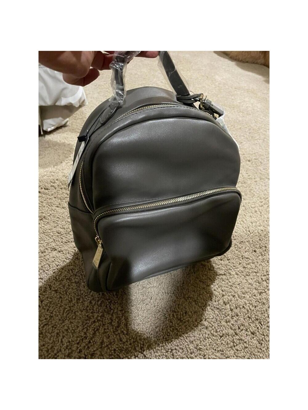 NWT Tommy Hilfiger backpack Medium brown green color MSRP 138